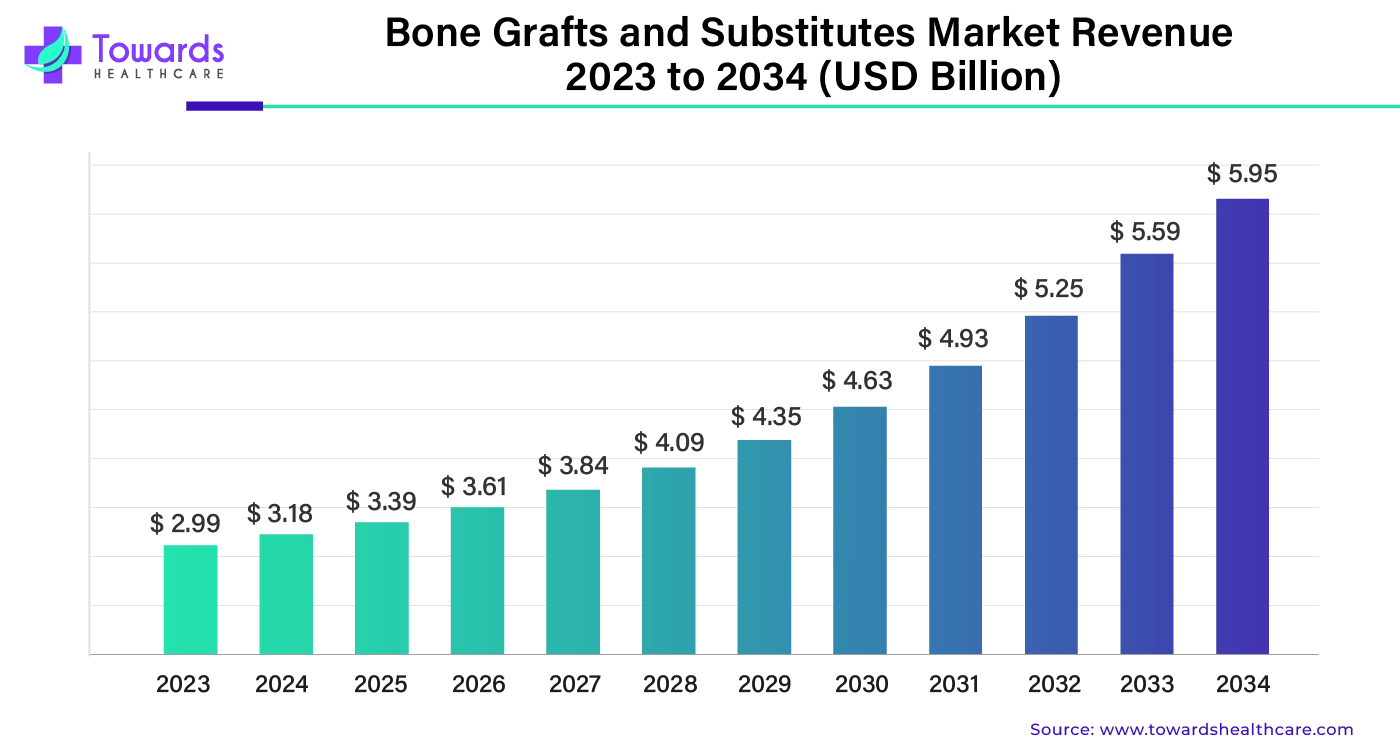 Bone Grafts and Substitutes Market Revenue 2023 - 2034