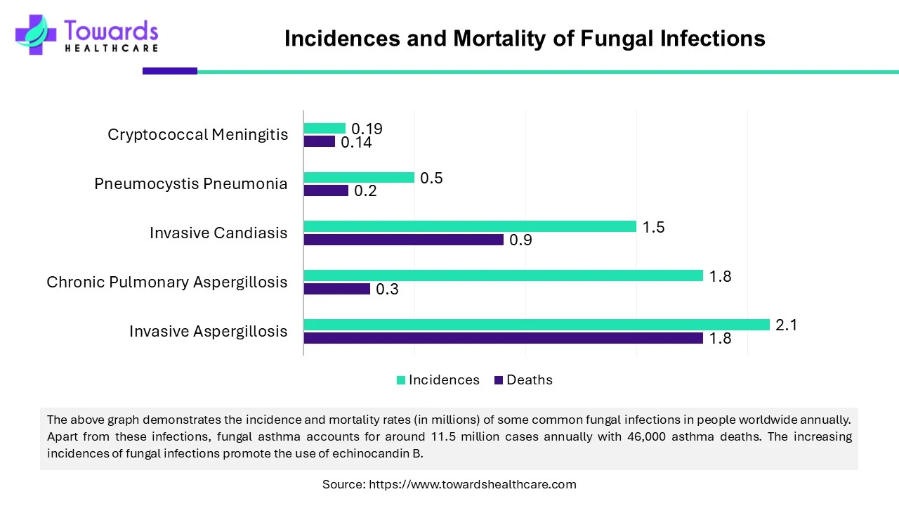 Incidences and Mortality of Fungal Infections